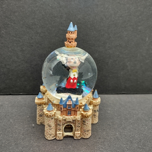 Disney Parks Mickey Mouse Magic Kingdom Castle Mini Snow Globe 3.5" - Picture 4 of 5